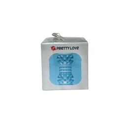 Голубой сквозной мастурбатор Cole