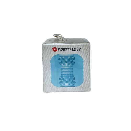 Голубой сквозной мастурбатор Cole