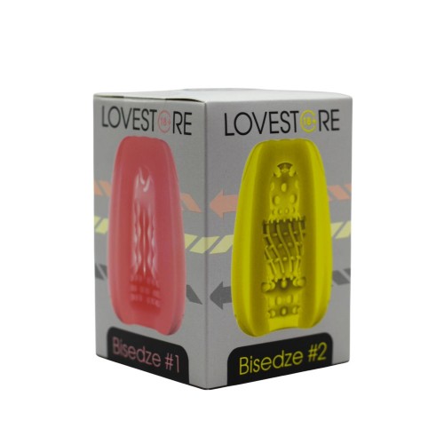 Розовый мастурбатор-яйцо Bisedze