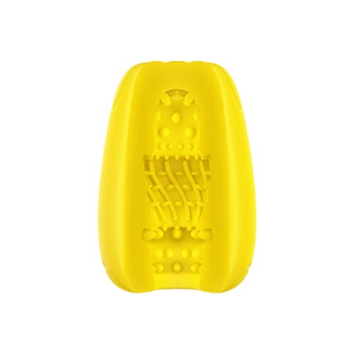 Желтый мастурбатор-яйцо Bisedze