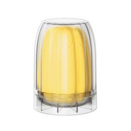 Желтый мастурбатор-яйцо Bisedze