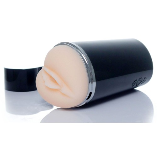 Мастурбатор-вагина с вибрацией Heart Of Love в колбе в форме сердца