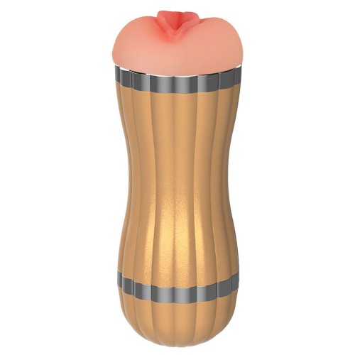 Мастурбатор-вагина с вибрацией в колбе Bevis