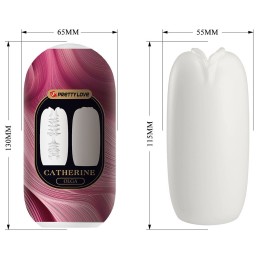 Белый мастурбатор-вагина Olga