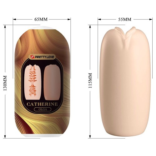 Телесный мастурбатор-вагина Olga