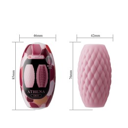 Розовый нереалистичный мастурбатор Athena