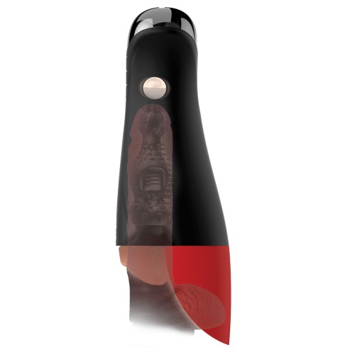 Мастурбатор-вагина в колбе с вибрацией Fuck-O-Matic Pro XL