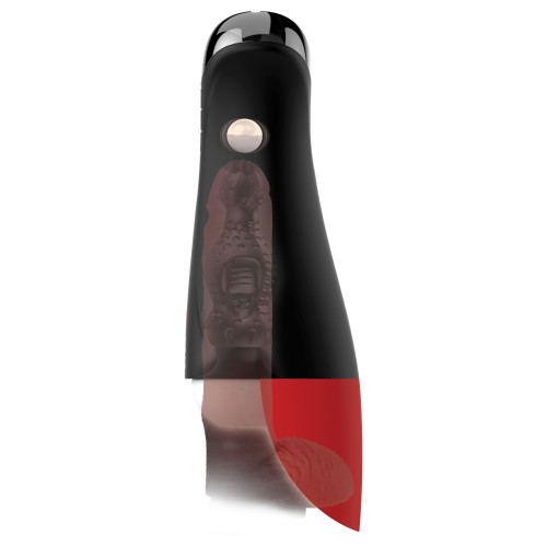 Мастурбатор в колбе с вибрацией Fuck-O-Matic Pro XL