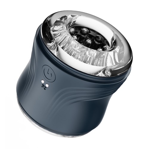 Сквозной мастурбатор в колбе с вибрацией