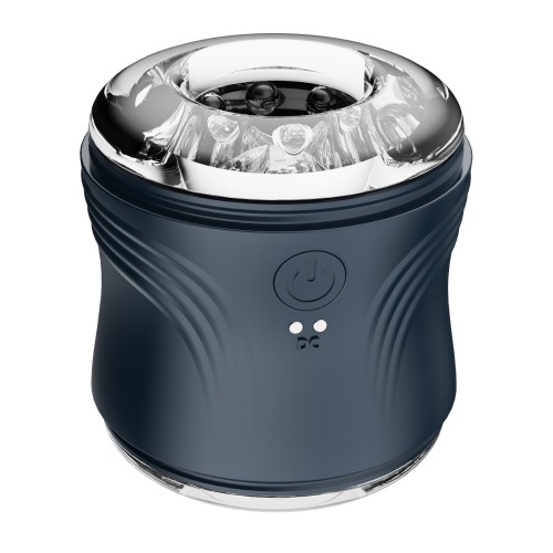 Сквозной мастурбатор в колбе с вибрацией