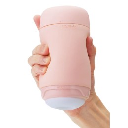 Розовый мастурбатор Tenga Puffy