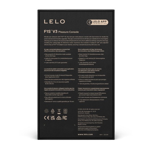 Мастурбатор с ИИ и управлением через приложение Lelo F1S V3