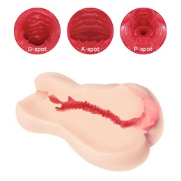 Мастурбатор-вагина с двойным слоем материала Jenny Onahole edition 005