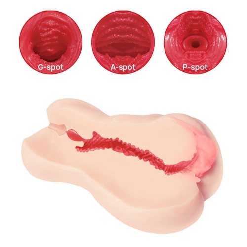 Мастурбатор-вагина с двойным слоем материала Jenny Onahole edition 005