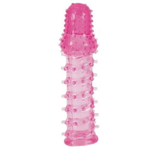 Розовая насадка с нежными шипами - 13,5 см.