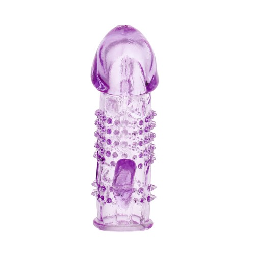 Фиолетовая насадка с коготком и шипами - 13 см.