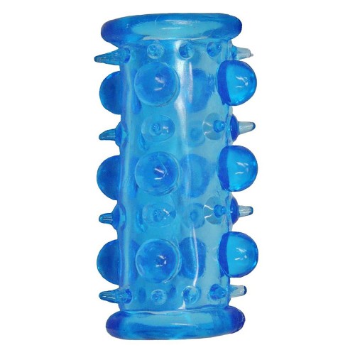 Голубая насадка с шипами и шишечками Bead Sleeve