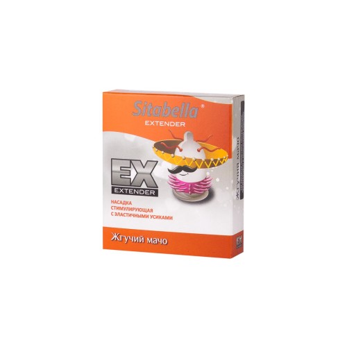 Стимулирующая насадка Sitabella Extender  Жгучий мачо 