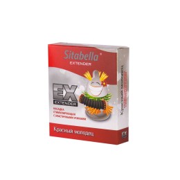 Стимулирующая насадка Sitabella Extender  Красный молодец 