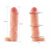 Фаллоудлинитель с кольцом COCK size XL - 21 см.