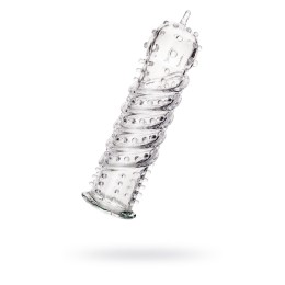 Прозрачная насадка на пенис TOYFA A-Toys - 15,5 см.