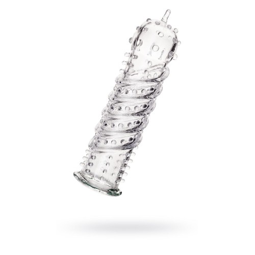 Прозрачная насадка на пенис TOYFA A-Toys - 15,5 см.