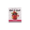 Стимулирующий презерватив-насадка Roll & Ball Raspberry