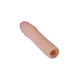 Телесная насадка-удлинитель из неоскин - 19,5 см.