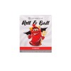 Стимулирующий презерватив-насадка Roll & Ball Cherry