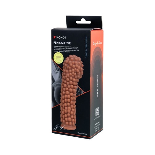 Телесная насадка с мягкими пузырьками - 16,5 см.