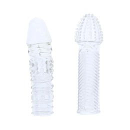 Комплект из 2 прозрачных насадок на пенис Penis Extender Pack