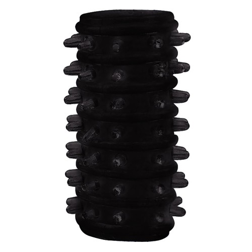 Набор из 7 черных насадок Penis Sleeves Set