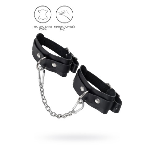 Черные мини-оковы со скруглёнными углами