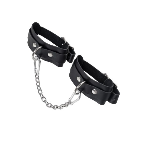 Черные мини-оковы со скруглёнными углами