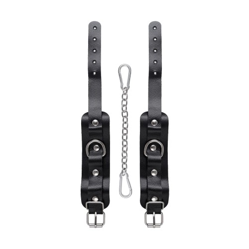 Черные мини-оковы со скруглёнными углами