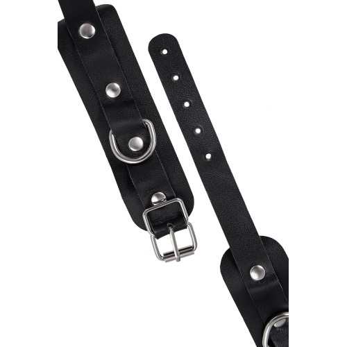 Черные мини-оковы со скруглёнными углами