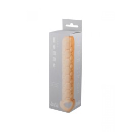 Телесный фаллоудлинитель Homme Long - 15,5 см.