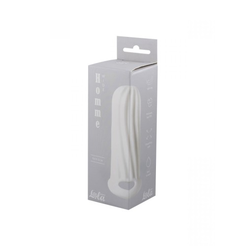 Белый фаллоудлинитель Homme Wide - 11 см.