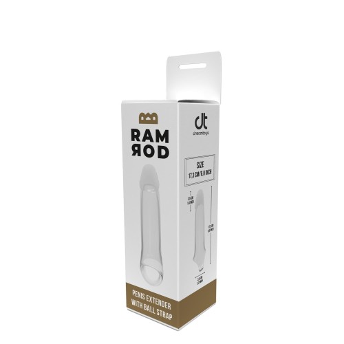 Прозрачная насадка-удлинитель 6.6’’ Extender With Ball Strap - 17,3 см.