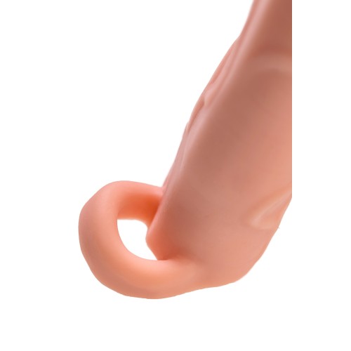 Телесная удлиняющая насадка с подхватом - 19 см.