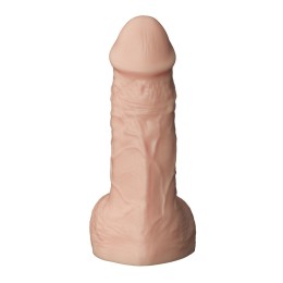 Телесный фаллоудлинитель с мошонкой Cock Next - 19 см.