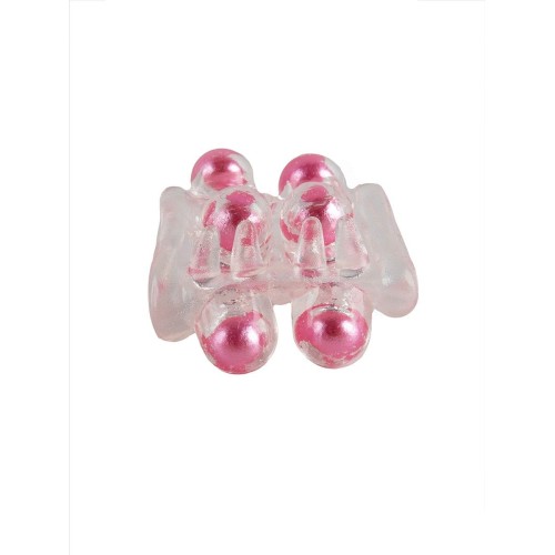 Прозрачная насадка на пенис с цветными шариками