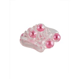 Прозрачная насадка на пенис с цветными шариками