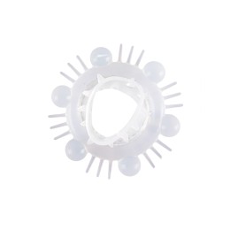 Стимулирующая насадка на пенис с несколькими видами рельефа