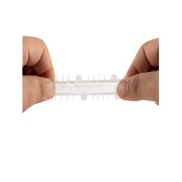 Стимулирующая насадка на пенис с несколькими видами рельефа