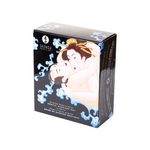 Гель с ароматом экзотических фруктов для массажа тело об тело