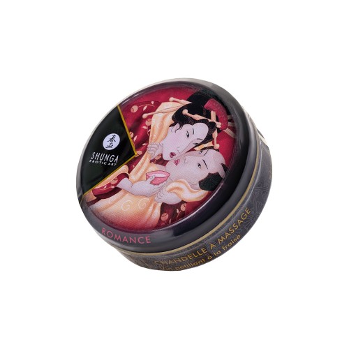 Массажная свеча Sparkling Strawberry Wine с ароматом клубничного вина - 30 мл.