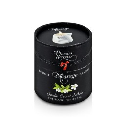 Массажная свеча с ароматом белого чая Jardin Secret D asie The Blanc - 80 мл.