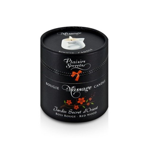 Массажная свеча с ароматом красного дерева Jardin Secret D orient Bois Roug - 80 мл.