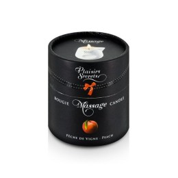 Массажная свеча с ароматом персика Bougie Massage Gourmande Pêche - 80 мл.